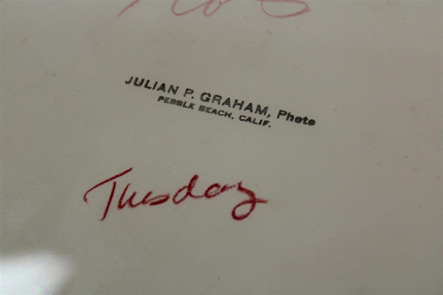 c.1960's Bobby Jones Type II Authentic Blasts Out of Sand Trap Julian P. Graham Photo PSA #84376075