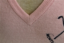 Monte Carlo Golf Club Lt Pink Tricton Angora Sweater - 48 (XXL)