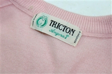 Monte Carlo Golf Club Lt Pink Tricton Angora Sweater - 48 (XXL)