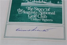 Clifford Roberts Signed 1976 'The Story of the Augusta National Golf Club' Book JSA ALOA