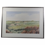 Golf Hole Watercolor Print - Framed