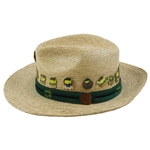 Masters Tournament Straw Hat with Commemorative Pins - New with Tags - Size S/M