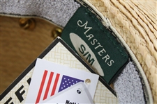 Masters Tournament Straw Hat with Commemorative Pins - New with Tags - Size S/M