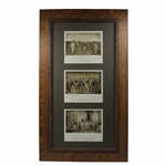 c.1900 Woodburytypes Golf Images of Pro Players on Leith Links in 1867