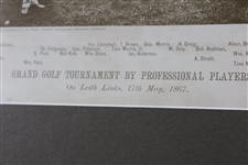 c.1900 Woodburytypes Golf Images of Pro Players on Leith Links in 1867
