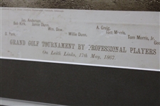 c.1900 Woodburytypes Golf Images of Pro Players on Leith Links in 1867