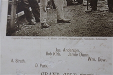 c.1900 Woodburytypes Golf Images of Pro Players on Leith Links in 1867
