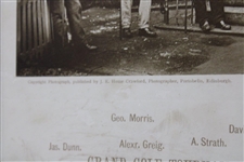 c.1900 Woodburytypes Golf Images of Pro Players on Leith Links in 1867
