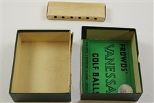 Vintage Frowds' Vanessa Golf Balls Box 