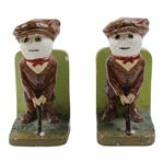 Classic Dunlop Man Putting Bookends
