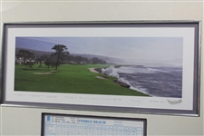 Tiger Woods' Signed Official Used 1999 AT&T Pro-Am Competitor Final Rd. Scorecard w/Print JSA ALOA