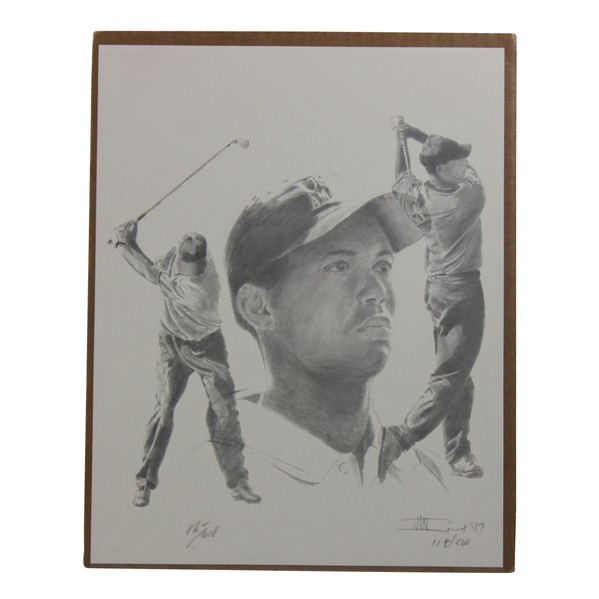 Tiger Woods Limited Edition Van Zandt Print #118/500