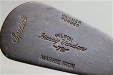 Wilson Harry Vardon 72 Hammer Forged Special Mashie Iron w/Shaft Sticker Remnants & 117