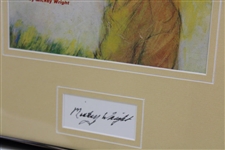 Mickey Wright Signed Cut w/1962 Sports Illustrated - February - Framed JSA ALOA