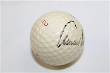 Arnold Palmer Signed Benjamin Moore Paints Logo Ball JSA ALOA
