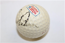 Arnold Palmer Signed Benjamin Moore Paints Logo Ball JSA ALOA