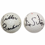 Miller Barber & Curtis Strange Signed Ball JSA ALOA