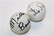 Miller Barber & Curtis Strange Signed Ball JSA ALOA