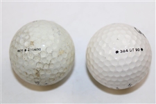 Miller Barber & Curtis Strange Signed Ball JSA ALOA