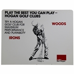 Ben Hogan AMF Play The Best You Can Play - Hogan Golf Clubs Sign