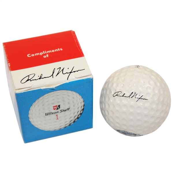 President of the United States Richard Nixon Wilson Staff Golf Ball in Box