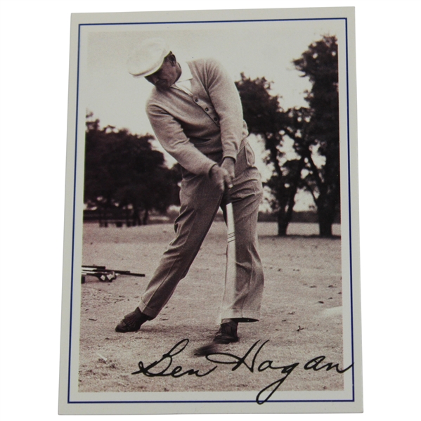 Ben Hogan Golf Card with Facsimile Signature