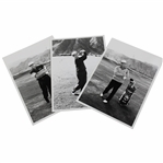 Three (3) Ben Hogan Company Press Photos - M. Brooks, L. Wadkins & D. Tewell