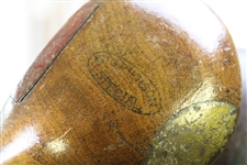 c.1928 Old Bag With Nine (9) Wood Shaft Clubs - Three (3) Woods & Six (6) Irons