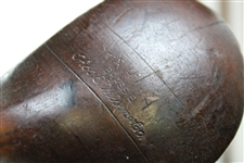 c.1928 Old Bag With Nine (9) Wood Shaft Clubs - Three (3) Woods & Six (6) Irons