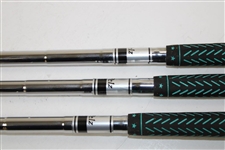 Dave Pelz Featherlite Genuine U.S.A. Persimmon Driver, 3-Wood & 5-Wood New Old Stock