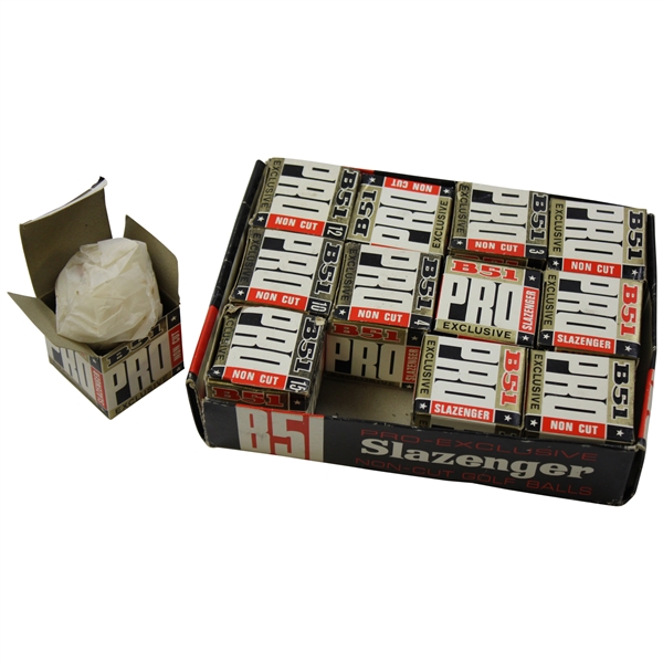 Gay Brewers Dozen Slazenger Individually Wrapped & Boxed Non Cut B1 Golf Balls