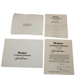 Jack Nicklaus Unused 1980 Ltd Ed Woods & Irons w/Unopened Wood Rack & Paperwork - 571/1000