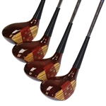 Jack Nicklaus Unused 1980 Ltd Ed Woods & Irons w/Unopened Wood Rack & Paperwork - 571/1000