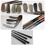 US Army Special Services Golf Clubs & Canvas Bag w/Woods 1 & 3, Irons 5,7, 9 & Putter