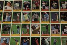 1981 Donruss PGA Tour Golf Card Uncut Sheet - Includes (2) Jack Nicklaus Rookie Cards