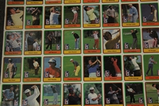 1981 Donruss PGA Tour Golf Card Uncut Sheet - Includes (2) Jack Nicklaus Rookie Cards