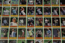 1981 Donruss PGA Tour Golf Card Uncut Sheet - Includes (2) Jack Nicklaus Rookie Cards