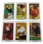 Palmer, Stewart, Hogan, Seve & 16 Others Signed Set of Golf's Greatest Cards In Box JSA LOA