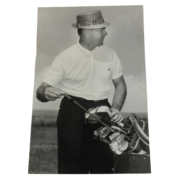 Sam Snead 1958 Press Photo Putting A Club In His Bag