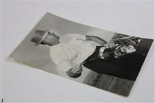 Sam Snead 1958 Press Photo Putting A Club In His Bag