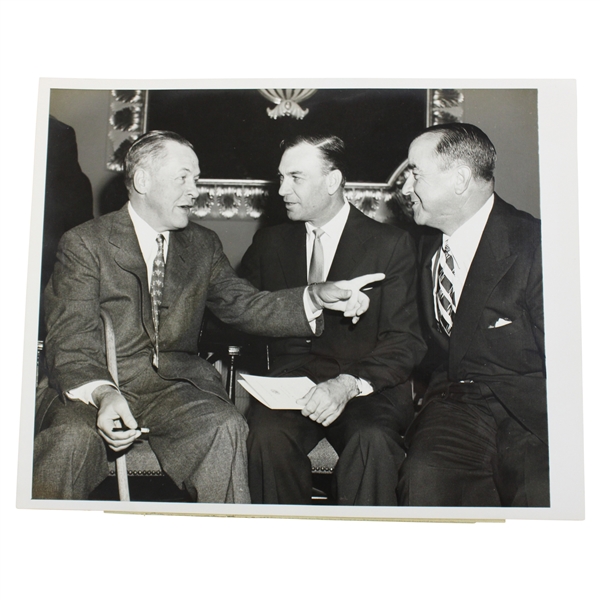 Bobby Jones, Ben Hogan & Gene Sarazen 1953 USGA 'Big Three' Press Photo