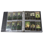 Champions Of Golf Masters Collection Golf Cards in Binder - 1934-1998