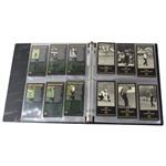 Champions Of Golf Masters Collection Golf Cards in Binder - 1934-1998