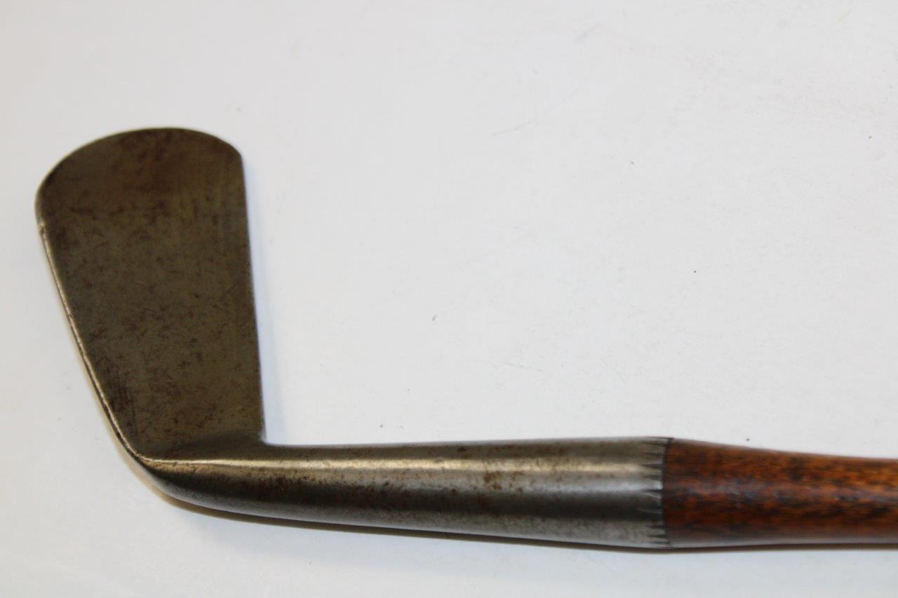 Lot Detail - Tom Stewart St. Andrews Smooth face Mashie Cleek With ...