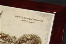 1970 Masters Champion Billy Casper Wood Box With Porcelain Top