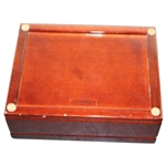 1970 Masters Champion Billy Casper Wood Box With Porcelain Top