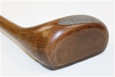 Unmarked Unique Wooden Putter With One Piece Shaft & Head Except Insert