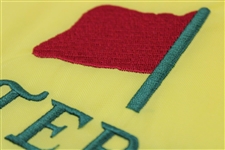 Player, Couples, Singh, Jose & others Signed 1997 Masters Embroidered Flag w/ 'Claude' Harmon JSA ALOA
