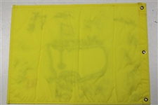 Player, Couples, Singh, Jose & others Signed 1997 Masters Embroidered Flag w/ 'Claude' Harmon JSA ALOA