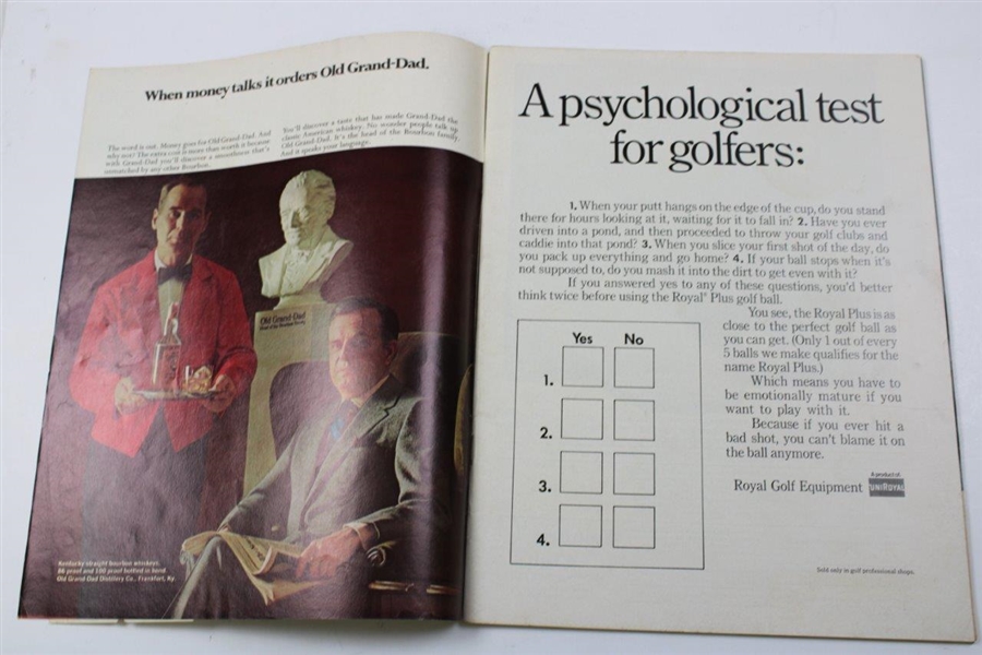 1969 Golf Digest Magazine w/Bobby Jones Cover - August